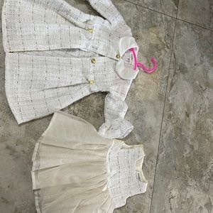 Dress with matching coat